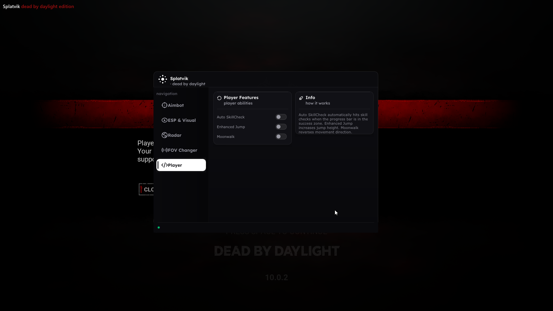 Dead by Daylight — Player Features
