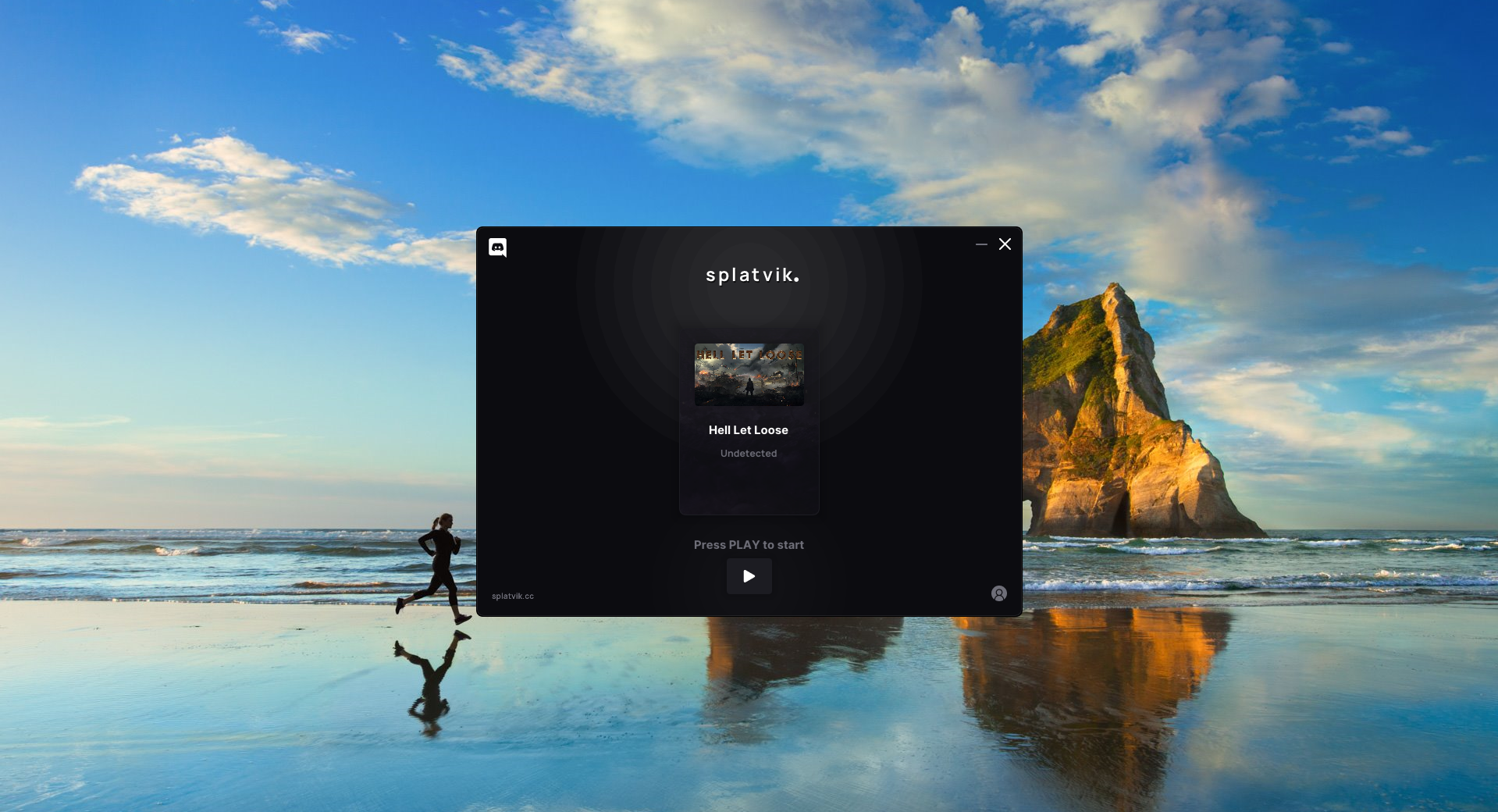 The splatvik loader with Hell Let Loose selected