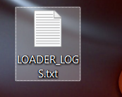LOADER_LOGS.txt file next to the loader